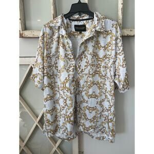 Baroque Gold by Drill Clothing Co size XXL men’s button down shirt